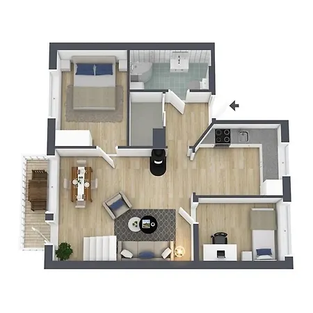 Lejlighed Penthouse Apartment-amazing View *